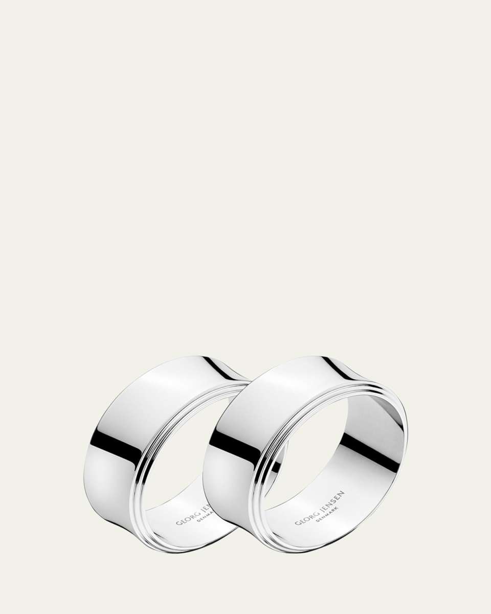 Pyramid Napkin Rings, Set of 2